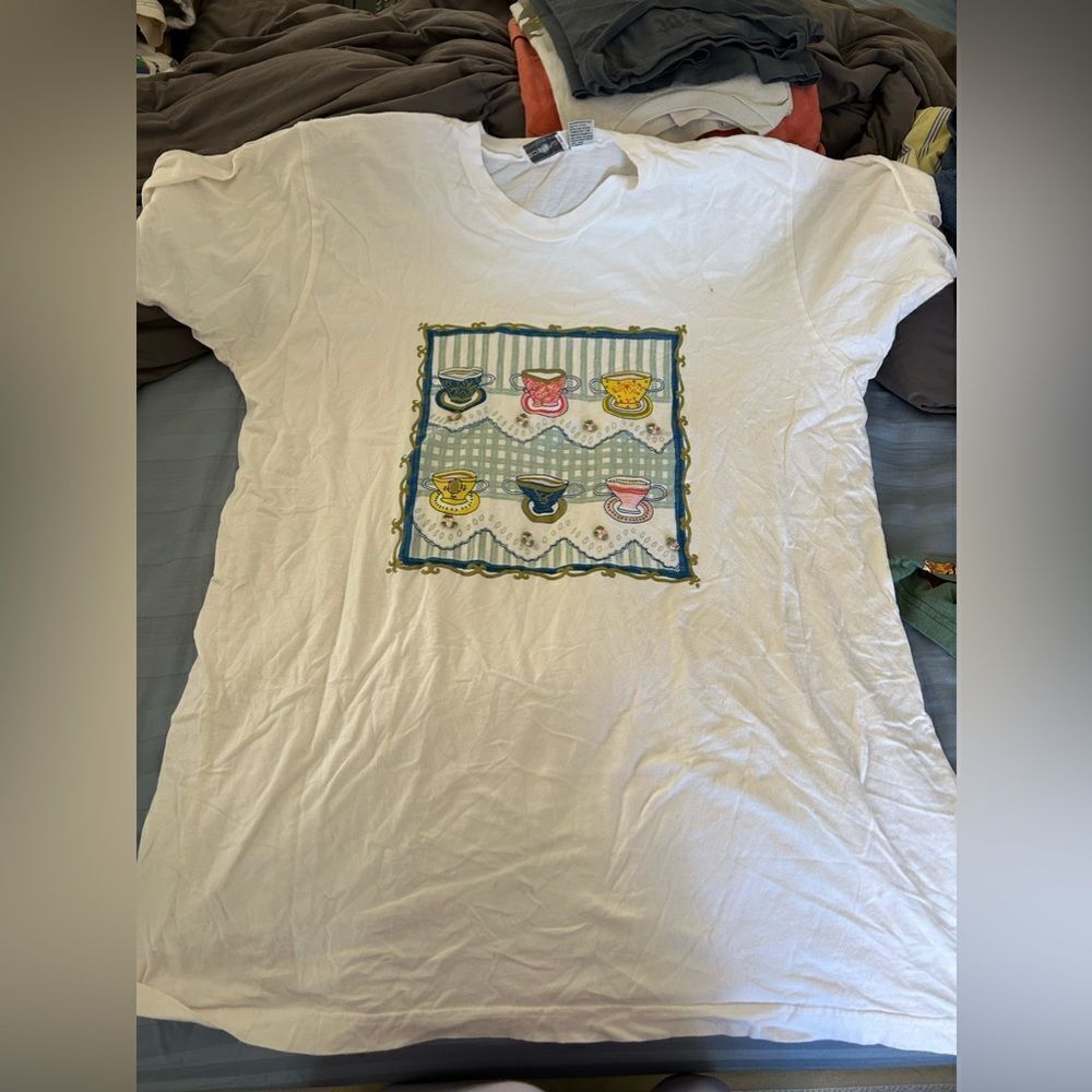 Vintage Teacup Sleep Shirt Tshirt